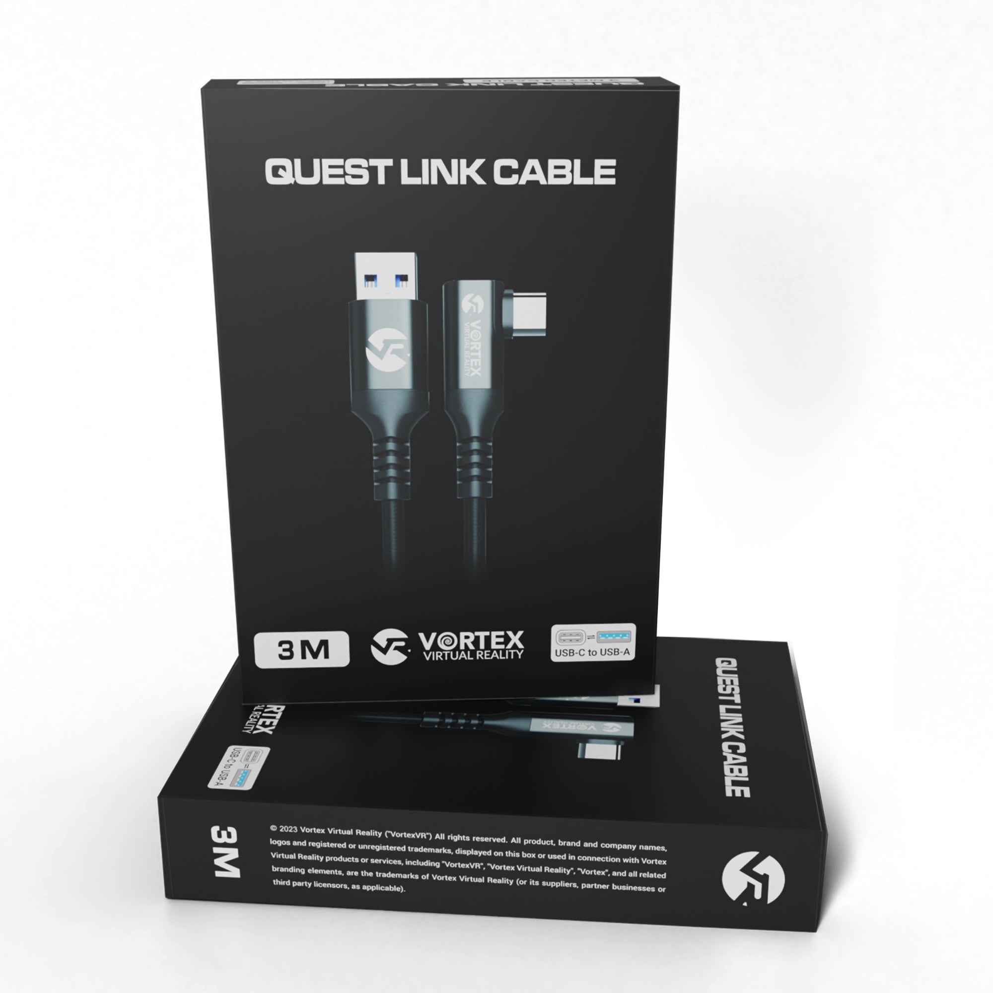 Nowy Kabel 3m od VortexVR USB-A do USB-C Oculus Link Quest 2, 3